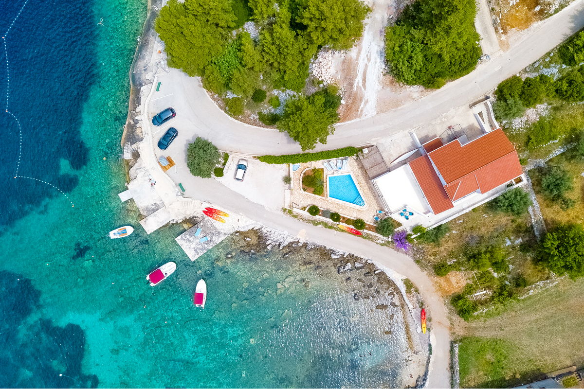 Seafront Villa For Sale by Knez Croatia On Korcula Island