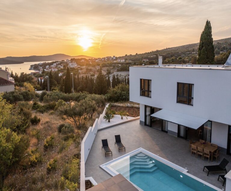 Stunning ultra modern villa with sea view – Milna, Brac