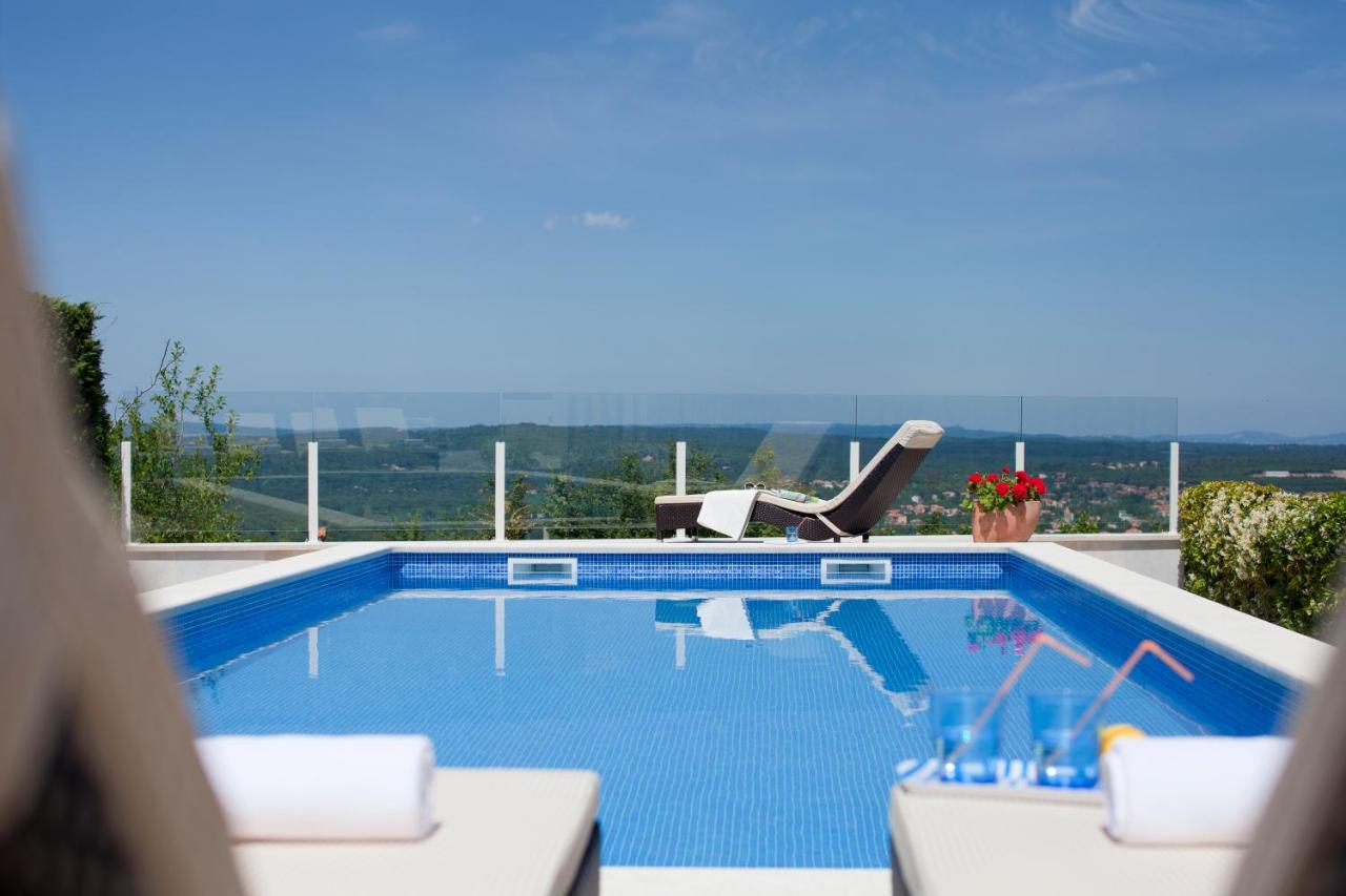 Amazing view villa for sale, Labin Istria,. Croatia, swimming pool, 