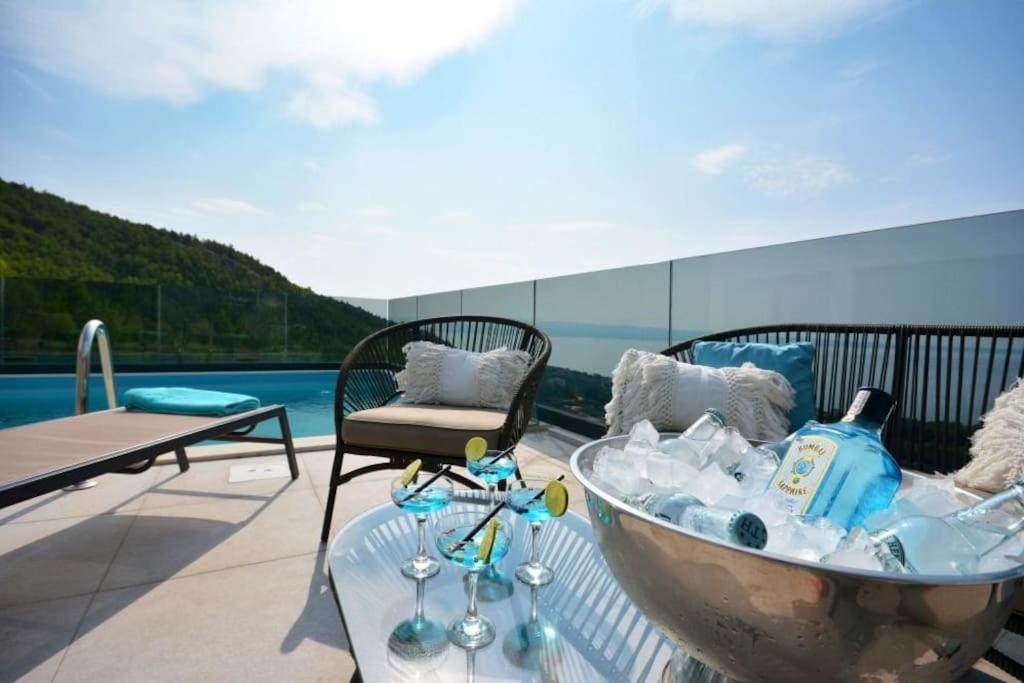 Stunning sea view villa in Podstrana, Split, Croatia, architecture design, adriatic sea