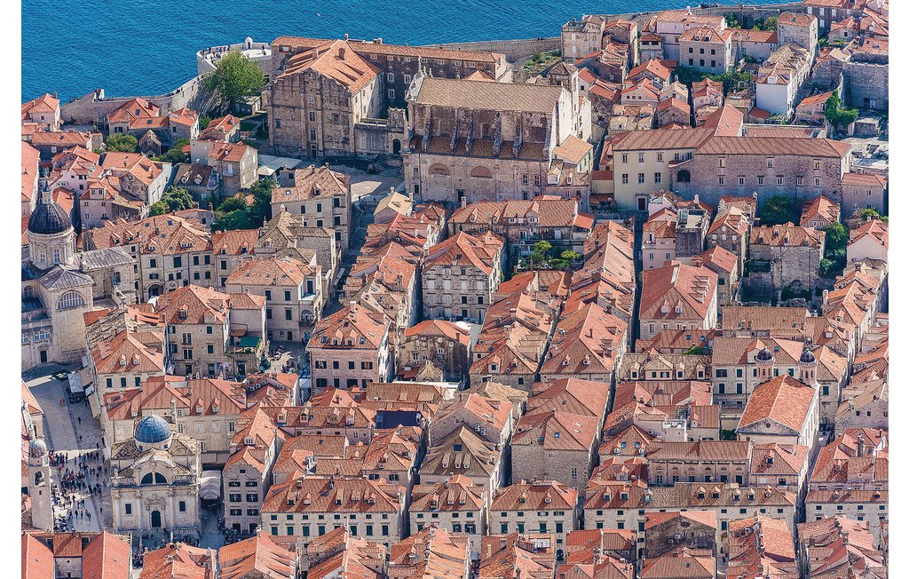 Seafront white villa in Dubrovnik bay, sea view, Zaton, Mokosica, Stikovica