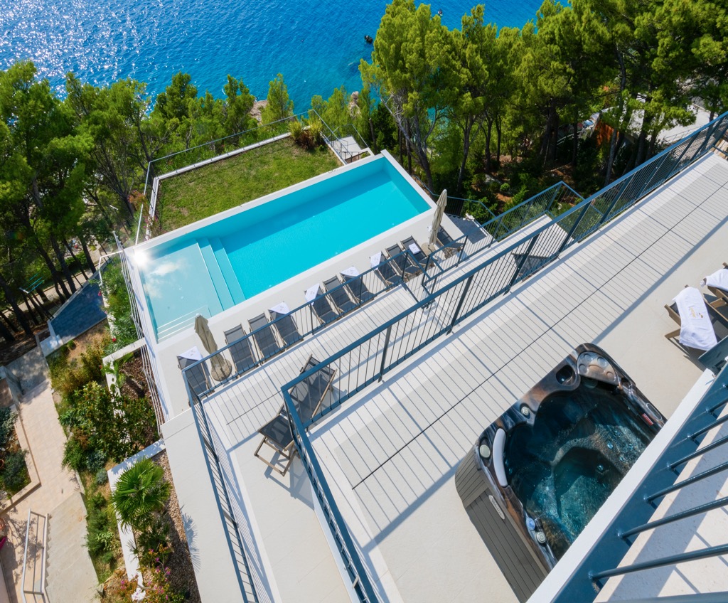 seafront villa for sale in Makarska riviera, property waterfront, oceanfront home for sale