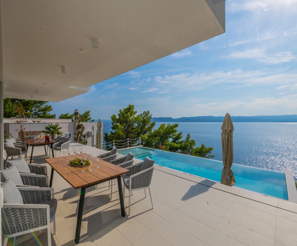 seafront villa for sale in Makarska riviera, property waterfront, oceanfront home for sale