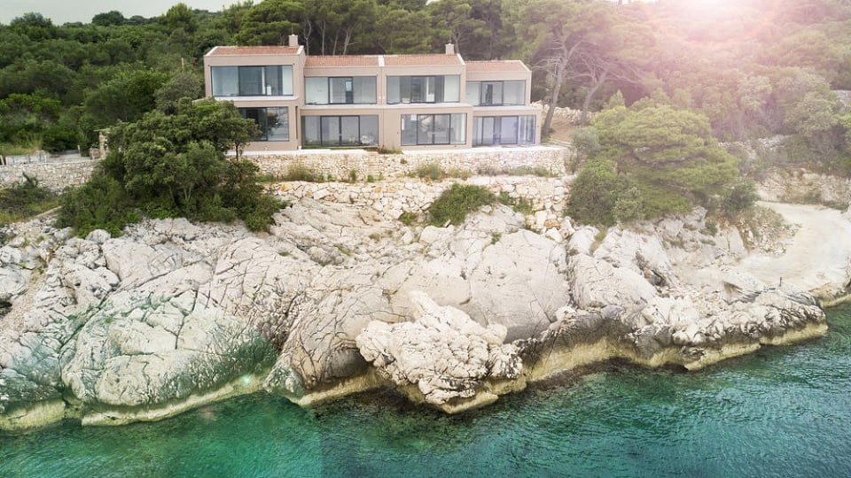 Seafront villa in Dubrovnik, Kolocep Island, Kalamota, Calamota