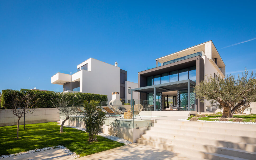 Neue Villa mit Meerblick in der Region Zadar