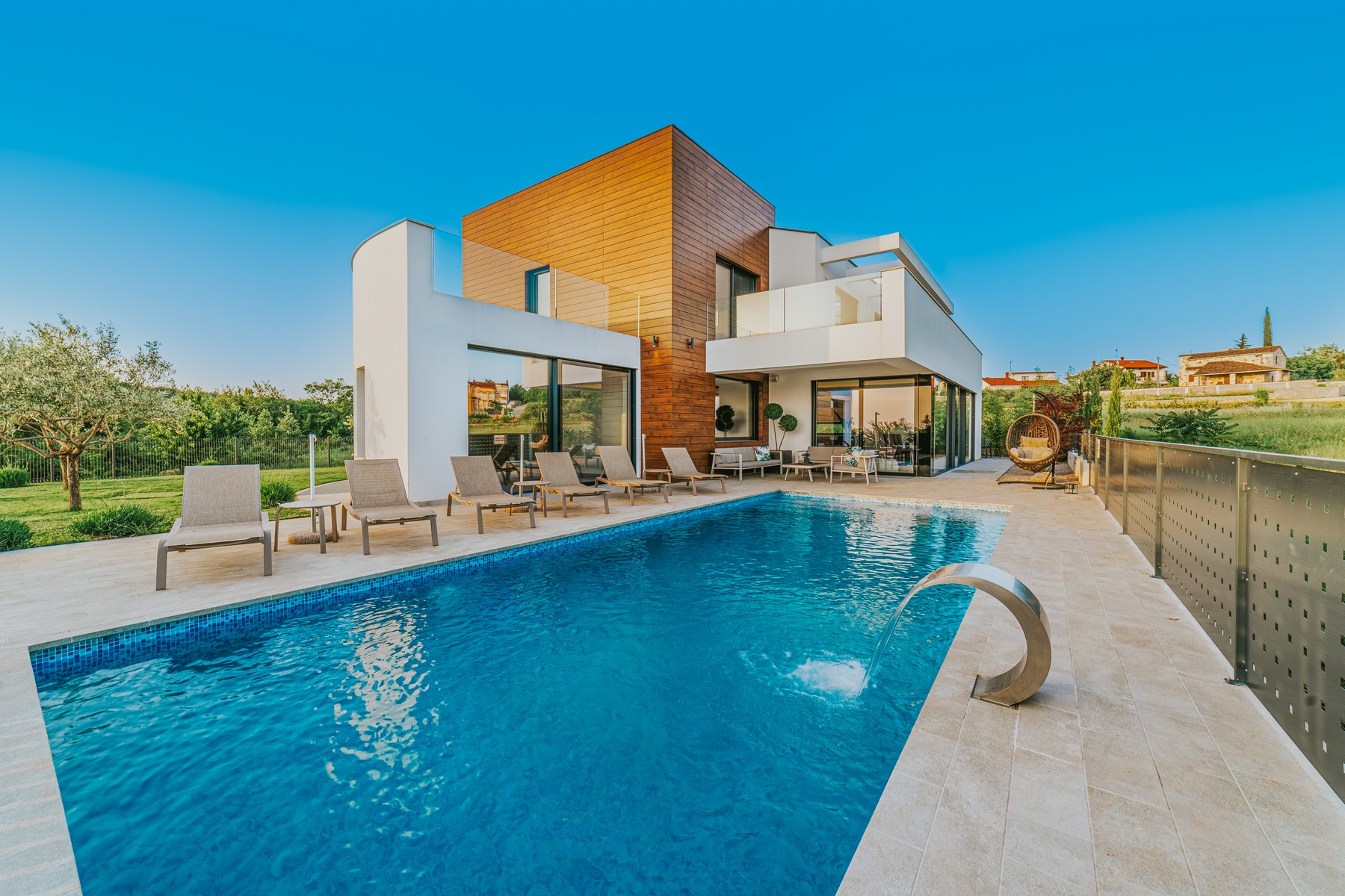 exclusive modern villa near Porec, property for sale Istria